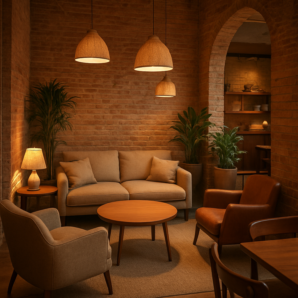Gemütliches Interieur